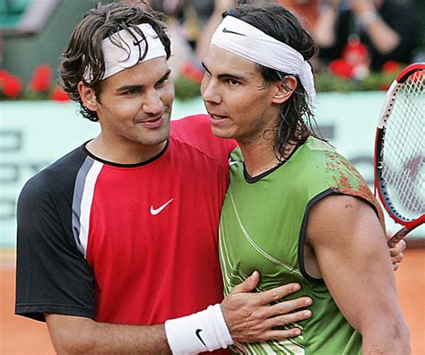 roger federer and rafael nadal.